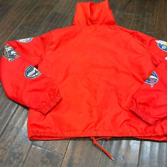 NASA crop rain jacket women’s large - Picture 2 of 7